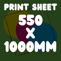 DTF Print Sheet 550 x 1000mm